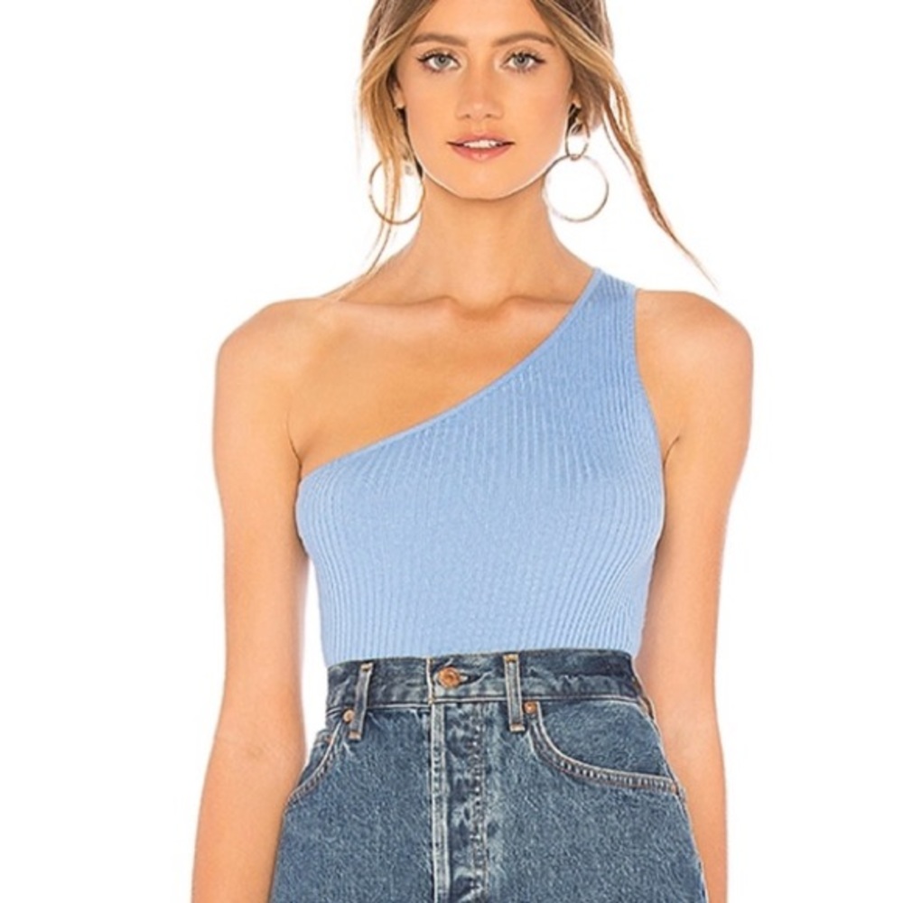 Blue bodysuit